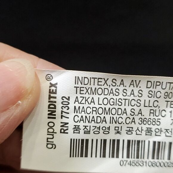 ZARA trf, little black dress. Razor back. With tie at waist. Size small. Career. - Picture 10 of 12